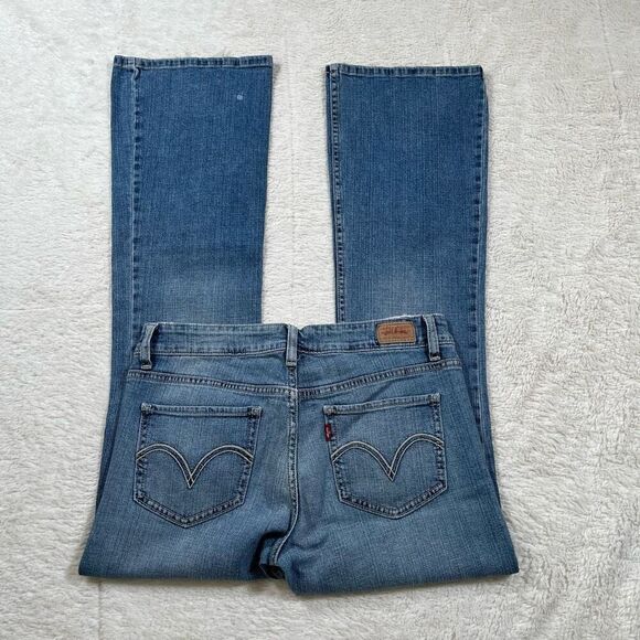 Vintage Y2K Levi’s 518 Super Low Women’s Flare Jeans - Picture 2 of 8